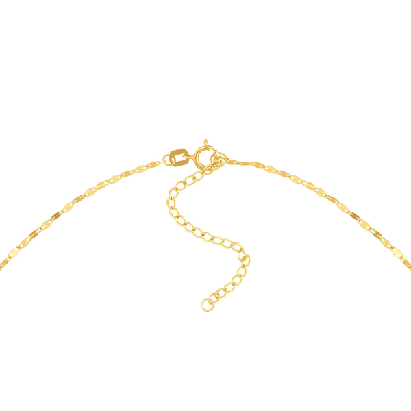 14KY Open Circle on Sparkle Chain Image 4 Kiefer Jewelers Lutz, FL
