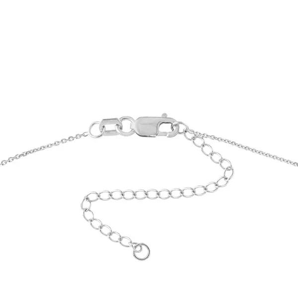 14KW Open Heart Adjustable Necklace Image 4 Kiefer Jewelers Lutz, FL