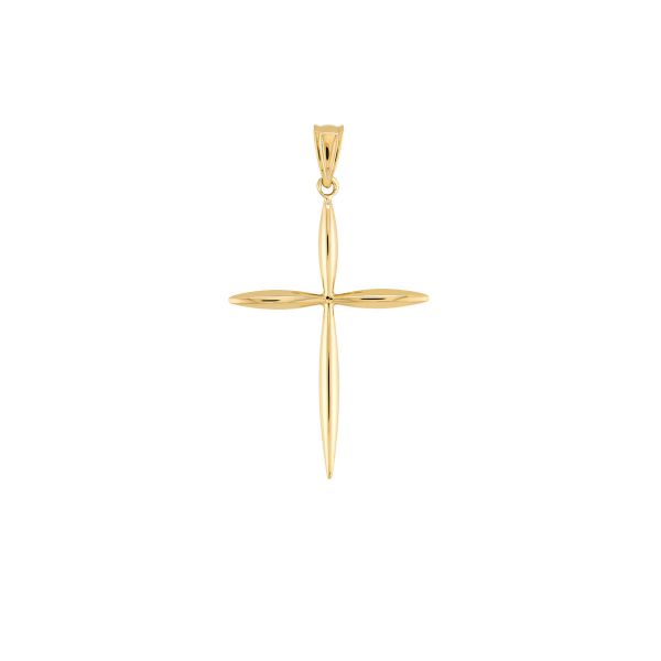 14KY Tapered Cross Pendant Kiefer Jewelers Lutz, FL