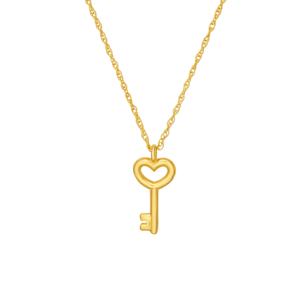 14KY Heart Key Penant Necklace Kiefer Jewelers Lutz, FL