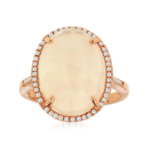 14K Opal and Diamond Ring Kiefer Jewelers Lutz, FL