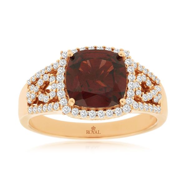 14K Garnet and Diamond Ring Kiefer Jewelers Lutz, FL