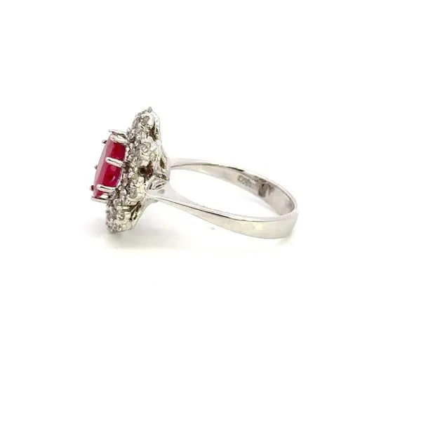 18K Diamond and Ruby Ring Image 3 Kiefer Jewelers Lutz, FL