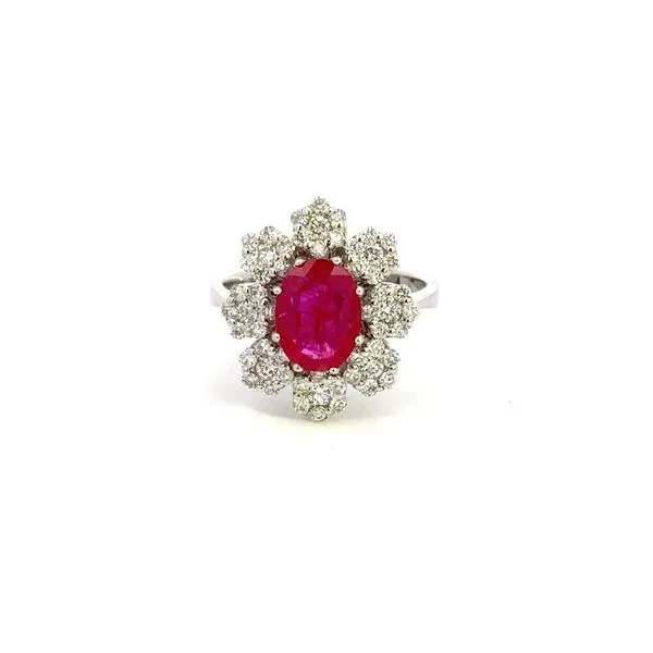 18K Diamond and Ruby Ring Kiefer Jewelers Lutz, FL