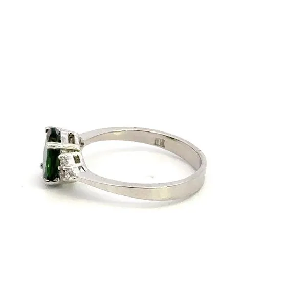 14K Diamond and Chrome Diopside Ring Image 3 Kiefer Jewelers Lutz, FL