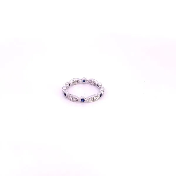 18KW Sapphire and Diamond Tessera Ring Kiefer Jewelers Lutz, FL