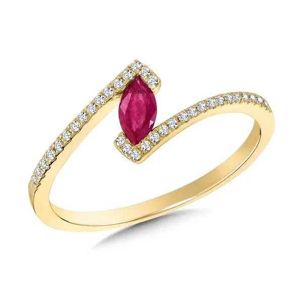 14K Diamond and Ruby Ring Kiefer Jewelers Lutz, FL