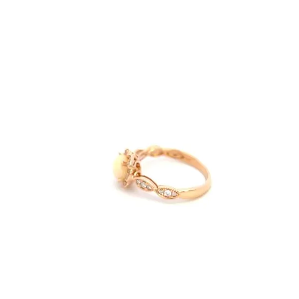 14K Diamond and Opal Ring Image 3 Kiefer Jewelers Lutz, FL