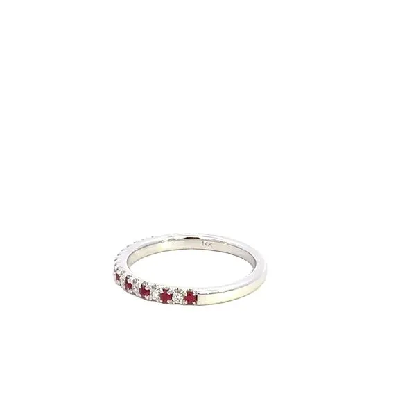 14K Diamond and Ruby Ring Image 2 Kiefer Jewelers Lutz, FL