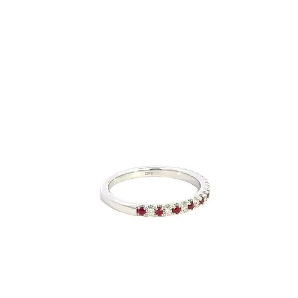 14K Diamond and Ruby Ring Image 3 Kiefer Jewelers Lutz, FL
