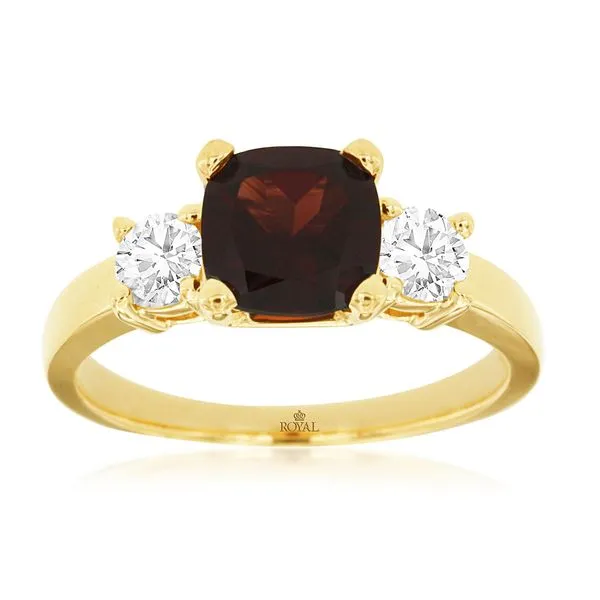 Garnet & Diamond Ring Kiefer Jewelers Lutz, FL