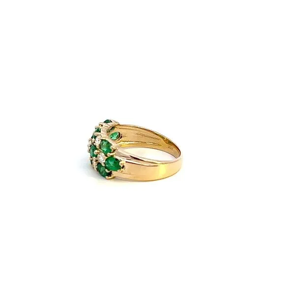 14K Emerald & Diamond Ring Image 3 Kiefer Jewelers Lutz, FL