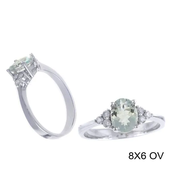 14K Diamond and Aquamarine Ring Kiefer Jewelers Lutz, FL