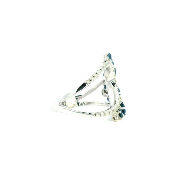 14KW Sapphire and Diamond 