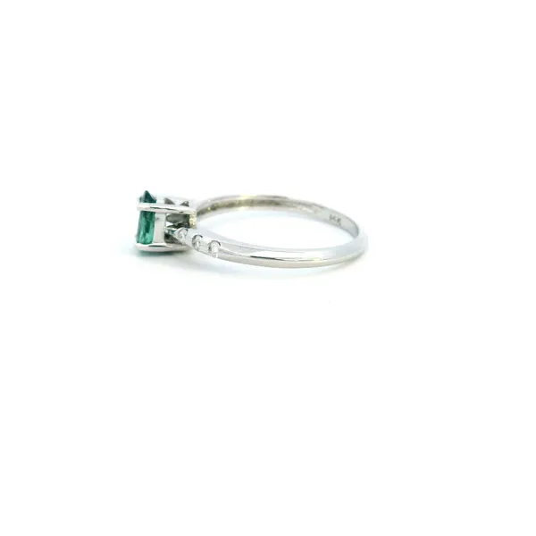 14KW Alexandrite and Diamond Ring Image 4 Kiefer Jewelers Lutz, FL