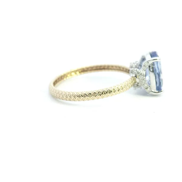14KY Tanzanite and Diamond Ring Image 3 Kiefer Jewelers Lutz, FL