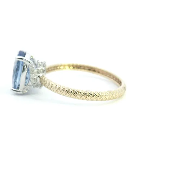 14KY Tanzanite and Diamond Ring Image 4 Kiefer Jewelers Lutz, FL