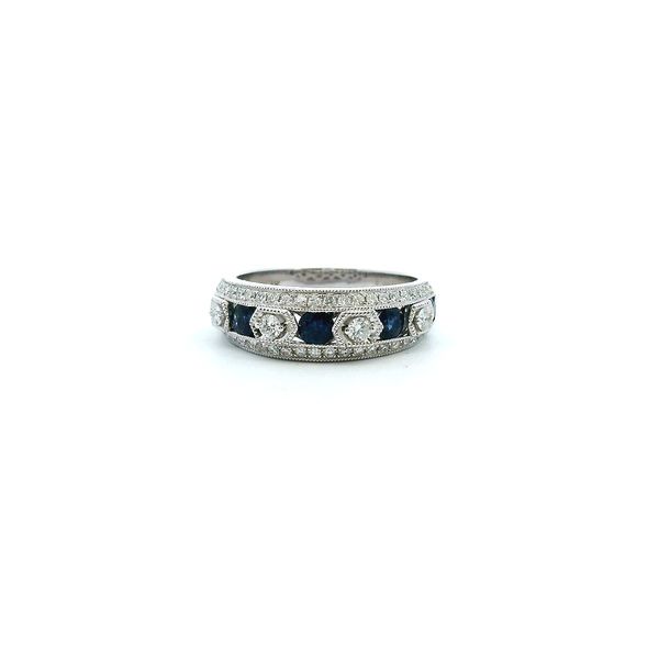 14KW Sapphire and Diamond Fashion Band Kiefer Jewelers Lutz, FL