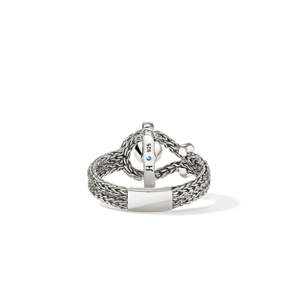 SS Icon Swiss Blue Topaz Ring by John Hardy Image 3 Kiefer Jewelers Lutz, FL