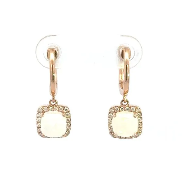 14K Diamond and Opal Earrings Kiefer Jewelers Lutz, FL