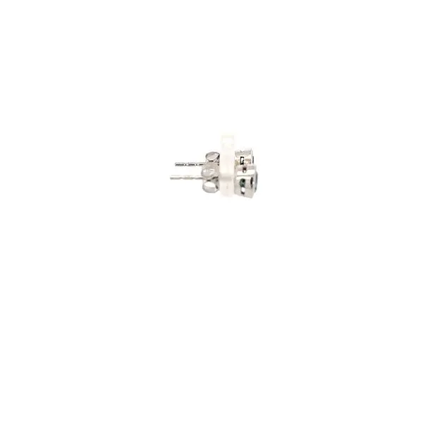 14K Blue Diamond Stud Earrings Image 3 Kiefer Jewelers Lutz, FL
