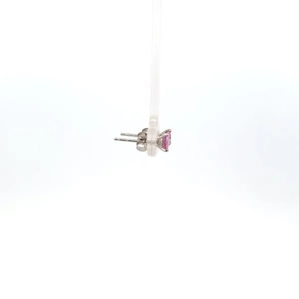 14K Pink Sapphire Stud Earrings Image 3 Kiefer Jewelers Lutz, FL