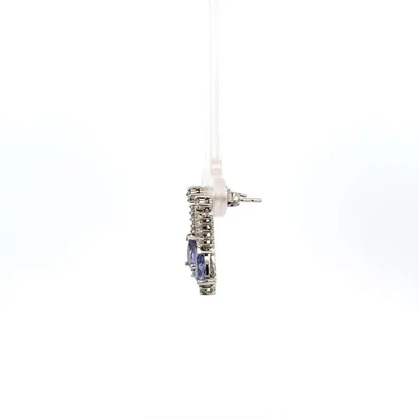 14KW Tanz&Dia Drop Earrings Image 3 Kiefer Jewelers Lutz, FL