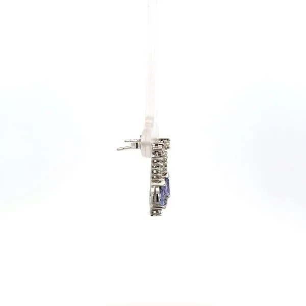 14KW Tanz&Dia Drop Earrings Image 4 Kiefer Jewelers Lutz, FL