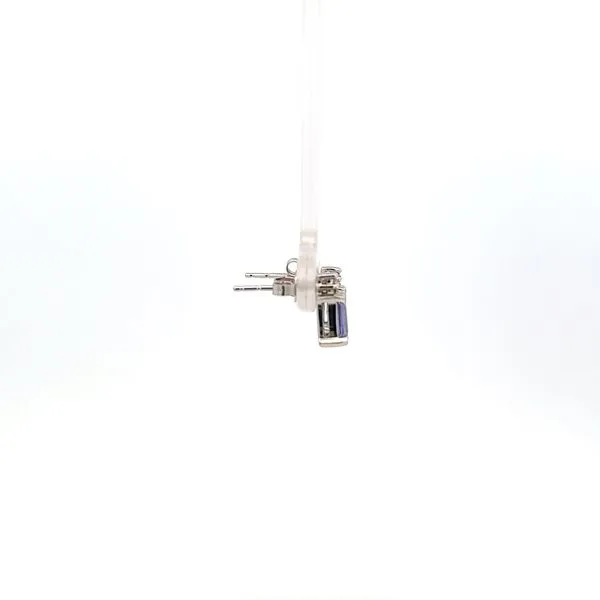 14KW Tanz & Dia Stud Earrings Image 3 Kiefer Jewelers Lutz, FL