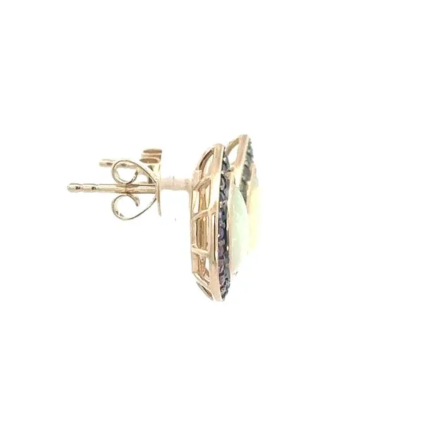14K 2.33 Rainbow Sapphire & Opal Earrings Image 3 Kiefer Jewelers Lutz, FL