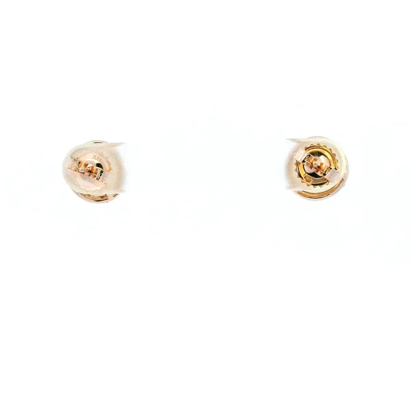 14KR Opal and Diamond Halo Stud Earrings Image 4 Kiefer Jewelers Lutz, FL