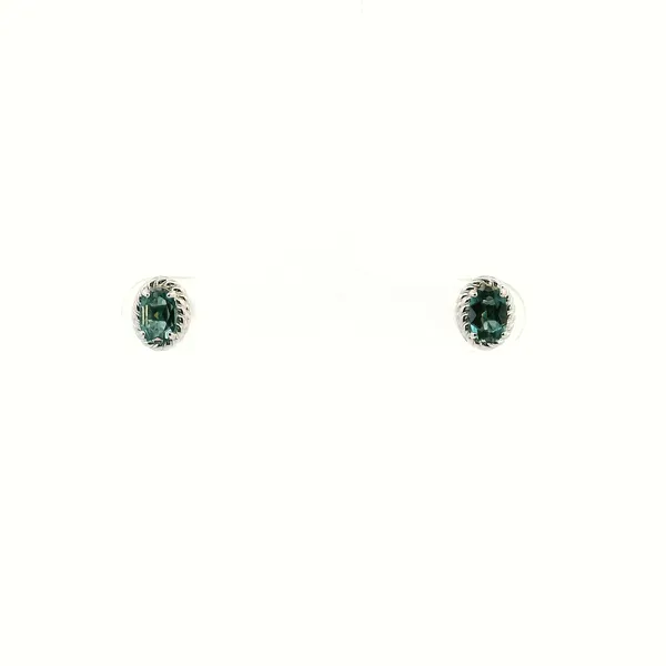 Sterling Silver Created Alexandrite Stud Earrings Kiefer Jewelers Lutz, FL