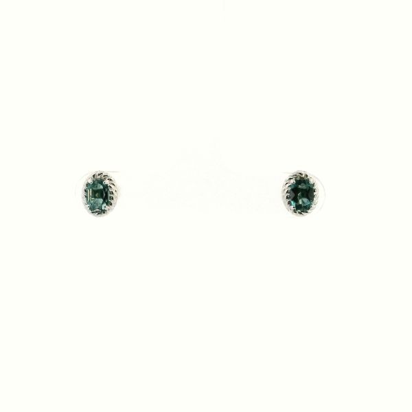 Sterling Silver Created Alexandrite Stud Earrings Kiefer Jewelers Lutz, FL