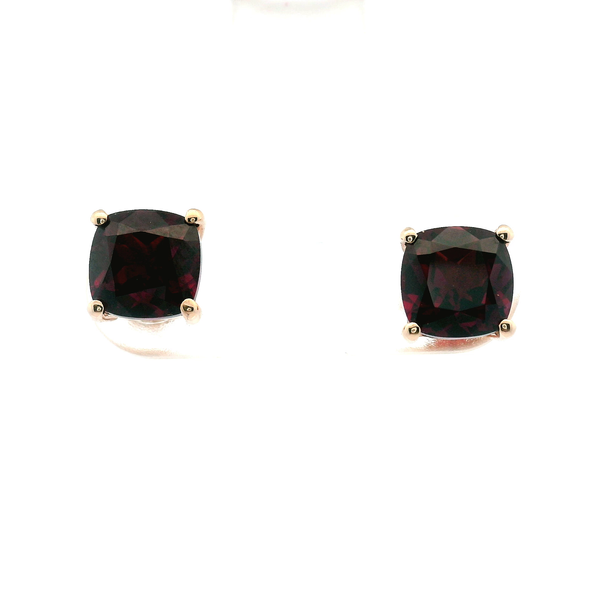14KR Rhodolite Garnet Stud Earrings Kiefer Jewelers Lutz, FL