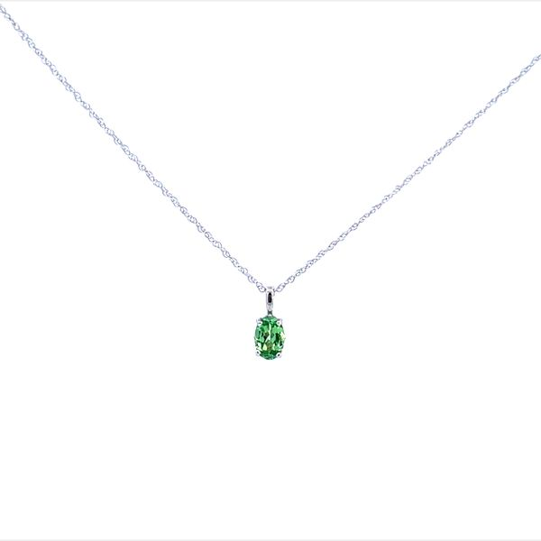 14K Tsavorite Garnet Necklace Kiefer Jewelers Lutz, FL