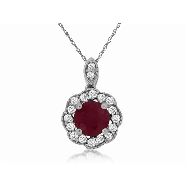 Ruby & Diamond Necklace Kiefer Jewelers Lutz, FL