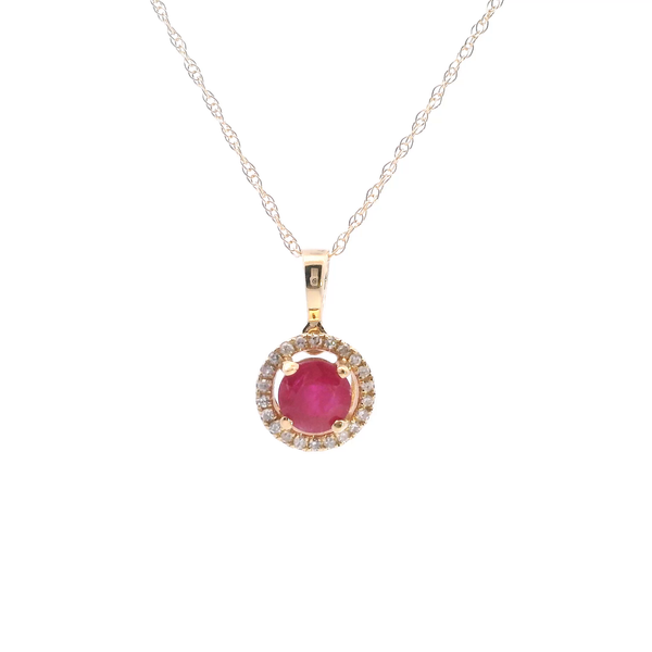 14K Peridot & Diamond Pendant Kiefer Jewelers Lutz, FL