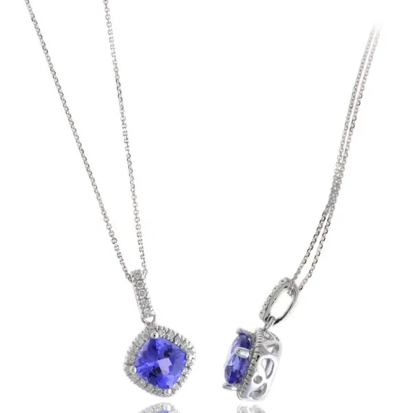 14K Diamond and Tanzanite Necklace Kiefer Jewelers Lutz, FL