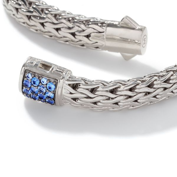 John Hardy Sterling Silver Blue Sapphire Bracelet Image 3 Kiefer Jewelers Lutz, FL