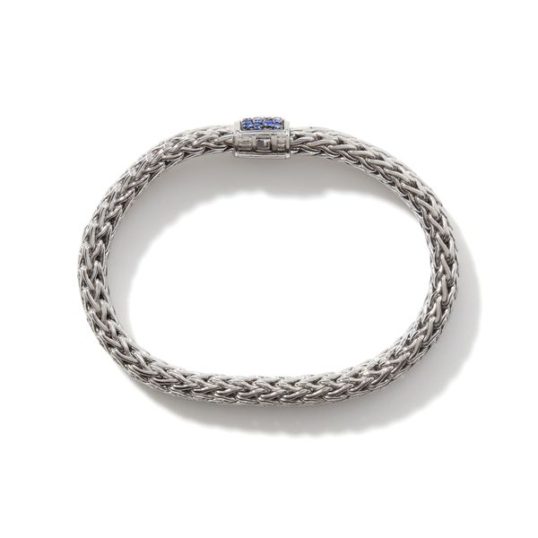 John Hardy Sterling Silver Blue Sapphire Bracelet Image 5 Kiefer Jewelers Lutz, FL