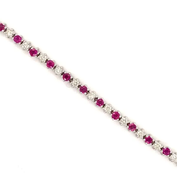 14K Ruby and Diamond Bracelet Kiefer Jewelers Lutz, FL