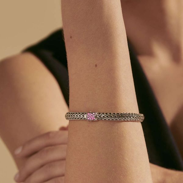 Reversible Pink Tourrmaline & Black Sapphire Bracelet Image 4 Kiefer Jewelers Lutz, FL