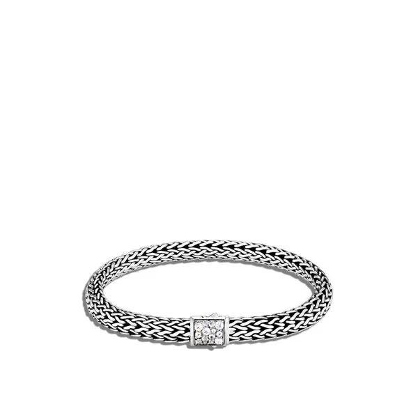 John Hardy Reversible Rainbow Moonstone & Black Sapphire Bracelet Kiefer Jewelers Lutz, FL