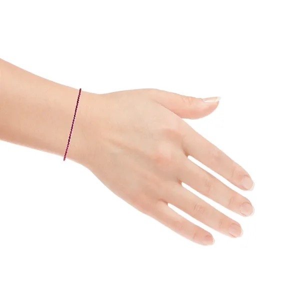 14K Pink Sapphire Bracelet Image 2 Kiefer Jewelers Lutz, FL