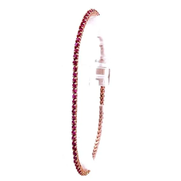 14K Pink Sapphire Bracelet Kiefer Jewelers Lutz, FL