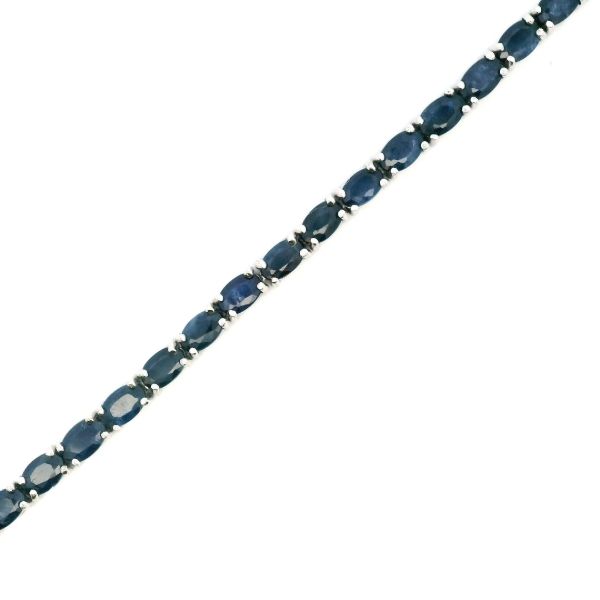 SS Oval Sapphire Tennis Bracelet Kiefer Jewelers Lutz, FL