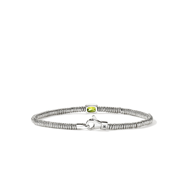 SS Heishi Peridot Rondell Bracelet by John Hardy Image 3 Kiefer Jewelers Lutz, FL