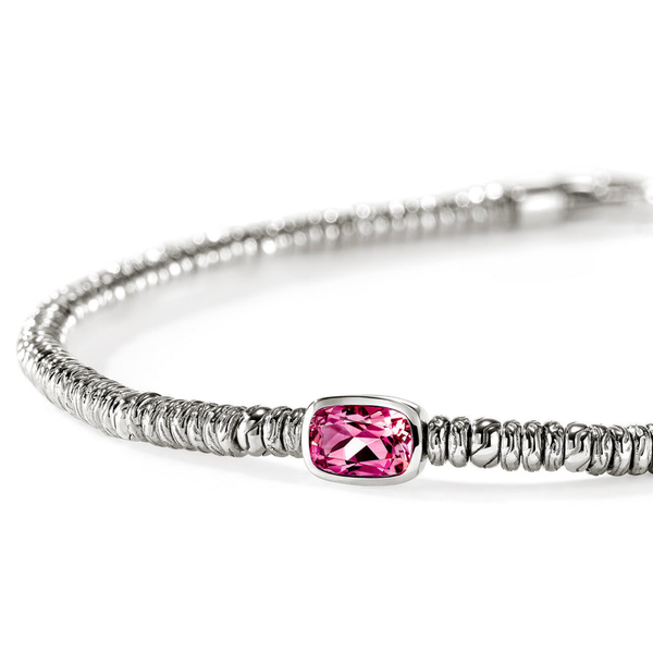 SS Heishi Rhodolite Garnet Rondell Bracelet by John Hardy Image 2 Kiefer Jewelers Lutz, FL
