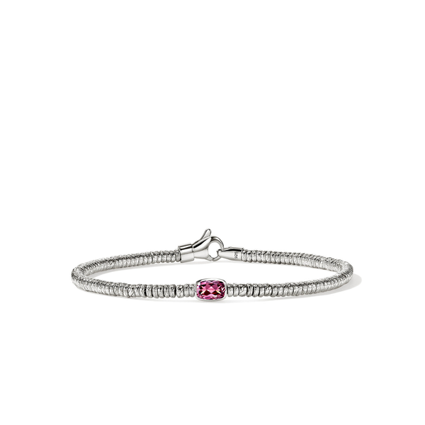 SS Heishi Rhodolite Garnet Rondell Bracelet by John Hardy Kiefer Jewelers Lutz, FL