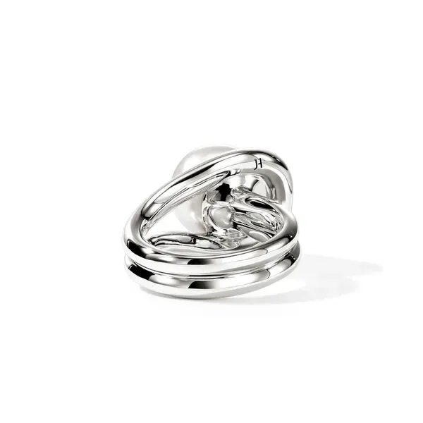 John Hardy Sterling Silver Surf Pearl Ring Image 4 Kiefer Jewelers Lutz, FL